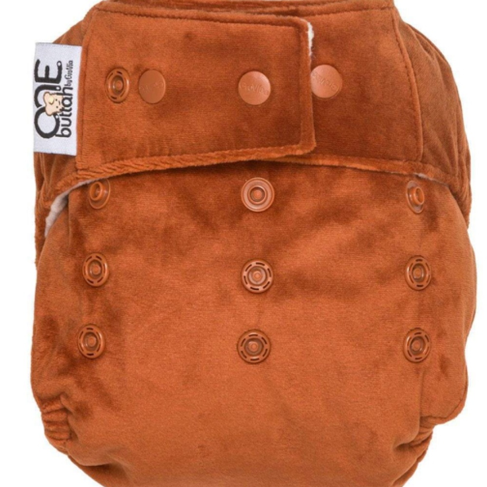 GroVia Buttah Velour O.N.E. Cloth Diaper Spice
